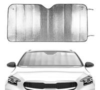 Enerfero Parasol de Coche,Parasol de Ventana Delantera Parasol Luna de Coche Metalizado Protección Rayos UV Parabrisas, Protector Solar Camionetas,Turismo,Todoterreno, Furgonetas(160cmX75cm)