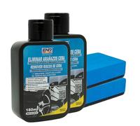 Enerfero Reparador de arañazos,Pulimento Coche Arañazos,Aporta Brillo y Protección,Restos de Pintura y Manchas Persistentes,Fácil Aplicación,180 ml*2+Esponja Premium (Dos botellas)