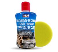 Enerfero-Restaurador de Cuero para Autos, 200 ml + Limpiador Cuero Coche y Acondicionador, Limpieza Coche Tratamiento de Piel，Restaura Asientos | Leather Detailer+Esponja