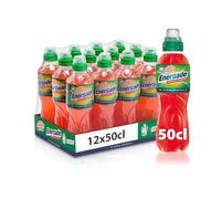 Energade, Bebida reabastecedora 12 x 0,5 L, sabor rojo naranja, con sales minerales, perfecta para actividad física, tapa de empuje y tirón, formato deportivo para hidratación en movimiento