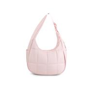 Energather Bolso Bandolera Para Mujer, Mini Bolso de Hombro de Nylon, Bolso de Mano Pequeño de Media Luna para las mujeres Hobo Bolso para las Compras Citas Desplazamiento,Rosa.