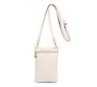 Energather Bolso para teléfono móvil, piel sintética suave, bolso bandolera para mujer, funda para teléfono móvil, con se puede separar los hombros, cinturón para compras, citas, paseos, Blanco, small