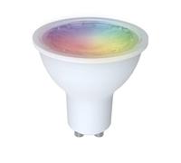 energeeks - Bombilla Inteligente LED - Multicolor RGB - Casquillo GU10-5W - 400 Lúmenes - Temperatura Ajustable - WiFi + Bluetooth - Compatible con Alexa y Google