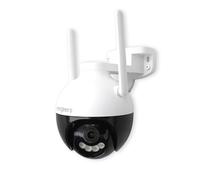 energeeks Defender III - Cámara Vigilancia Exterior WiFi - IP66-4 MP - Detección Movimiento/Sonido - Visión Nocturna - Audio Bidireccional - Luces LED y Sirena - Almacenamiento SD/Nube