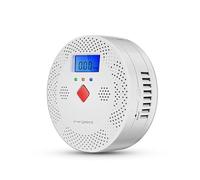 Energeeks - Detector WiFi de CO Monóxido de Carbono - Sensor de CO Inteligente con Notificaciones al Móvil - Sirena Integrada - Vida Útil 3 Años - Compatible App Energeeks 3.0, Smart Life y Tuya