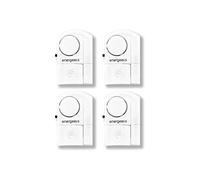 energeeks - Pack de 4 Alarmas de Apertura para Puertas y Ventanas - Protección del Hogar - Seguridad Autónoma - Fácil Instalación - Sin Necesidad de App - Sin Necesidad de Conexión a Internet