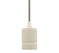 energeeks PENDANT METAL MATT WHITE SMOOTH CABLE BLACK/WHITE CONTEMPORARY