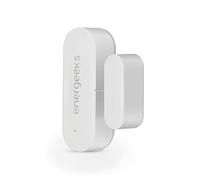 Energeeks - Sensor Apertura Wifi Inteligente - Sensor Crepuscular Incorporado - Notificaciones Móviles - Automatiza tu Hogar al Abrir o Cerrar Puertas/Ventanas - App Móvil - Compatible Alexa/Google