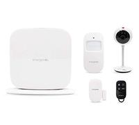 Sistema de alarma Wifi - Alarma Wifi con cámara incluida AW002PLUS ENERGEEKS, Blanco