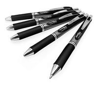 Energel BL80 Bolgrafo retrctil de tinta de gel lquido - 1,0 mm - Negro - Paquete de 5