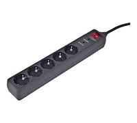 Energenie 7000024 Regleta, Negro