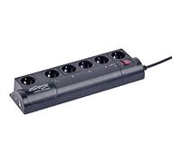 EnerGenie EG-PMS2 - Regleta con 4 Tomas (10 A, 250 V, 2500 W), Negro