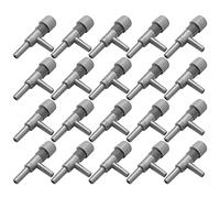 Energetic para válvula y conector de manguera de acuario válvula de control 20 piezas gris