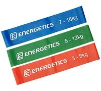 ENERGETICS Mini Bands Juego Fitness Bandas, Red/Green/Blue, One Size