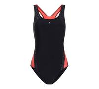 Energetics Nora Traje de baño de una Sola Pieza para Mujer Black/Red Light/AOP 40