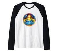 Energía de manifestación, Vibración Espiritual, Vibración cuántica Camiseta Manga Raglan