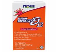 Energía Instantánea B-12 75 Paquetes 2,000 Mcg De Now Foods