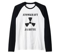 Energía Nuclear Sí, por Favor, Apoyo a la energía Nuclear Camiseta Manga Raglan