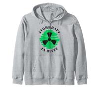 Energía nuclear, sí, por favor, energía atómica Pro y verde limpio Sudadera con Capucha