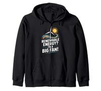 ¿Energía renovable? Soy un Gran Fan Wind Sun Sudadera con Capucha