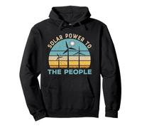 Energía Solar para El Pueblo Retro Energía Renovable Sudadera con Capucha