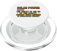 Energía Solar Sustantivo Gracioso Definición Energía Renovable PopSockets PopGrip para MagSafe