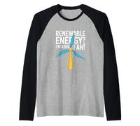 ¿Energías renovables? Soy un Gran Entusiasta de los Fans Camiseta Manga Raglan