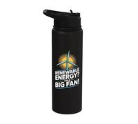 ¿Energías renovables? ¡Soy un gran fan! Stainless Steel Insulated Water Bottle