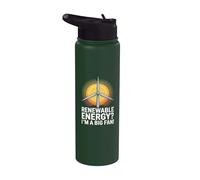 ¿Energías renovables? ¡Soy un gran fan! Stainless Steel Insulated Water Bottle