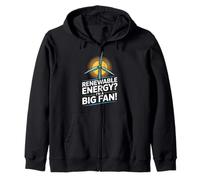 ¿Energías renovables? ¡Soy un Gran Fan! Sudadera con Capucha