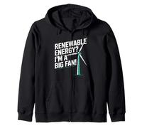 ¿Energías renovables? ¡Soy un Gran Fan! Sudadera con Capucha