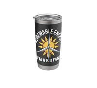 ¿Energías renovables? ¡Soy un gran fan! Vaso térmico de acero inoxidable de doble pared