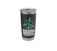 ¿Energías renovables? ¡Soy un gran fan! Vaso térmico de acero inoxidable de doble pared