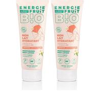 ENERGIE FRUIT | Leche corporal hidratante | Certificación BIO por Ecocert | Monoï y aceite de macadamia | Vegana | 200 ml (Paquete de 2)