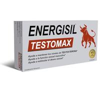 ENERGISIL® TESTOMAX - 30 Cápsulas con Maca, L-Arginina, Tribulus Terrestris, Ashwagandha, Ácido D-Aspártico, Zinc, Selenio y Vitaminas - Complemento Alimenticio para Niveles Normales de Testosterona