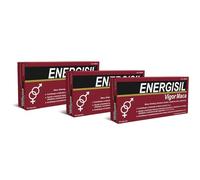 Energisil Vigor Maca 30 Cápsulas - Pack de 3 Unidades - Contribuye a Estimular el Deseo Sexual y a Mantener los Niveles de Testosterona - con Maca, Ginseng, Canela, L- Arginina, Zinc y Vitaminas