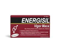 Energisil Vigor Maca 60 Cápsulas - Efecto Afrodisiaco - Contribuye a Estimular el Deseo Sexual y a Mantener los Niveles de Testosterona - con Maca, Ginseng, Canela, L- Arginina, Zinc y Vitaminas