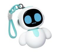 ENERGIZE LAB Eiliko Aquamarine - Tu pequeño robot de IA encantador que combina con cada atuendo diario, divertidos juguetes electrónicos de colgante, para parejas y mejores amigos.