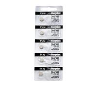 Energizer 364-363 1.55v #364/363 Batería de bajo Consumo (SR621SW), Paquete de 5 baterías.