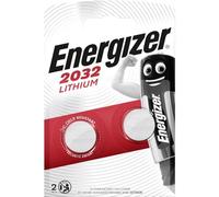 Energizer 628747 CR2032 - Batería de Litio para electrónica pequeña, 5004LC, 240 mAh, 3 V, 2 Unidades