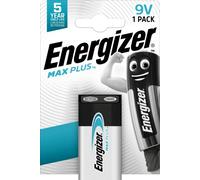 Energizer Alcalina MAX PLUS - Pack de 1 pila Alcalina 9V MAX PLUS