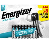 Energizer Alcalina MAX Plus - Pack de 8 Pilas Alcalinas AAA