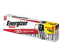 Energizer Alkaline Max - Pack de 18+8 pilas Alcalinas MAX AA