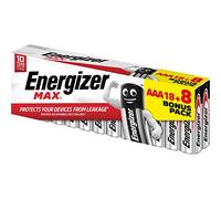 Energizer Alkaline Max - Pack de 18+8 pilas Alcalinas MAX AAA