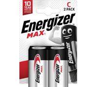 Energizer Alkaline Max - Pack de 2 pilas Alcalinas MAX C