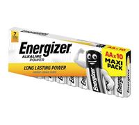 Energizer - Alkaline Power, Pack de 10 Pilas AA, Larga duración para Uso Cotidiano, sin sulfataciones y con 7 años de vida útil