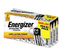 Energizer - Alkaline Power, Pack de 24 pilas AAA, larga duración para uso cotidiano, sin sulfatación y mantiene carga 7 años