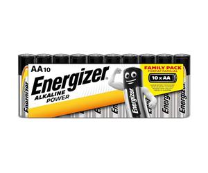 Energizer Alkaline Power Pilas Alcalinas AA LR6 10 Unidades