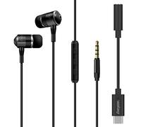 Energizer - Auriculares con Adaptador USB-C - Mando a Distancia con 3 Botones