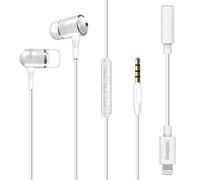 Energizer - Auriculares con Cable con Adaptador Lightning (3 Botones)